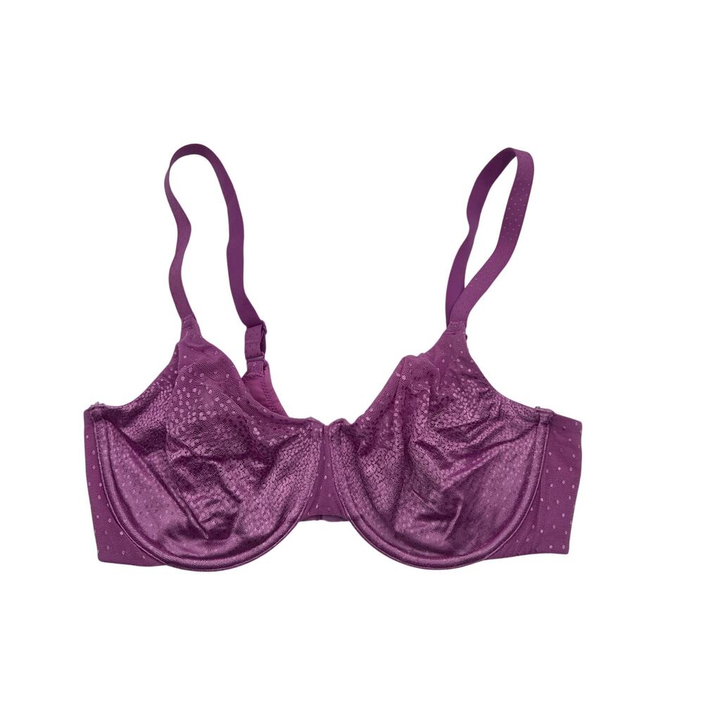 WACOAL 855303 BACK APPEAL SMOOTHING UNDERWIRE BRA PURPLE 34DD